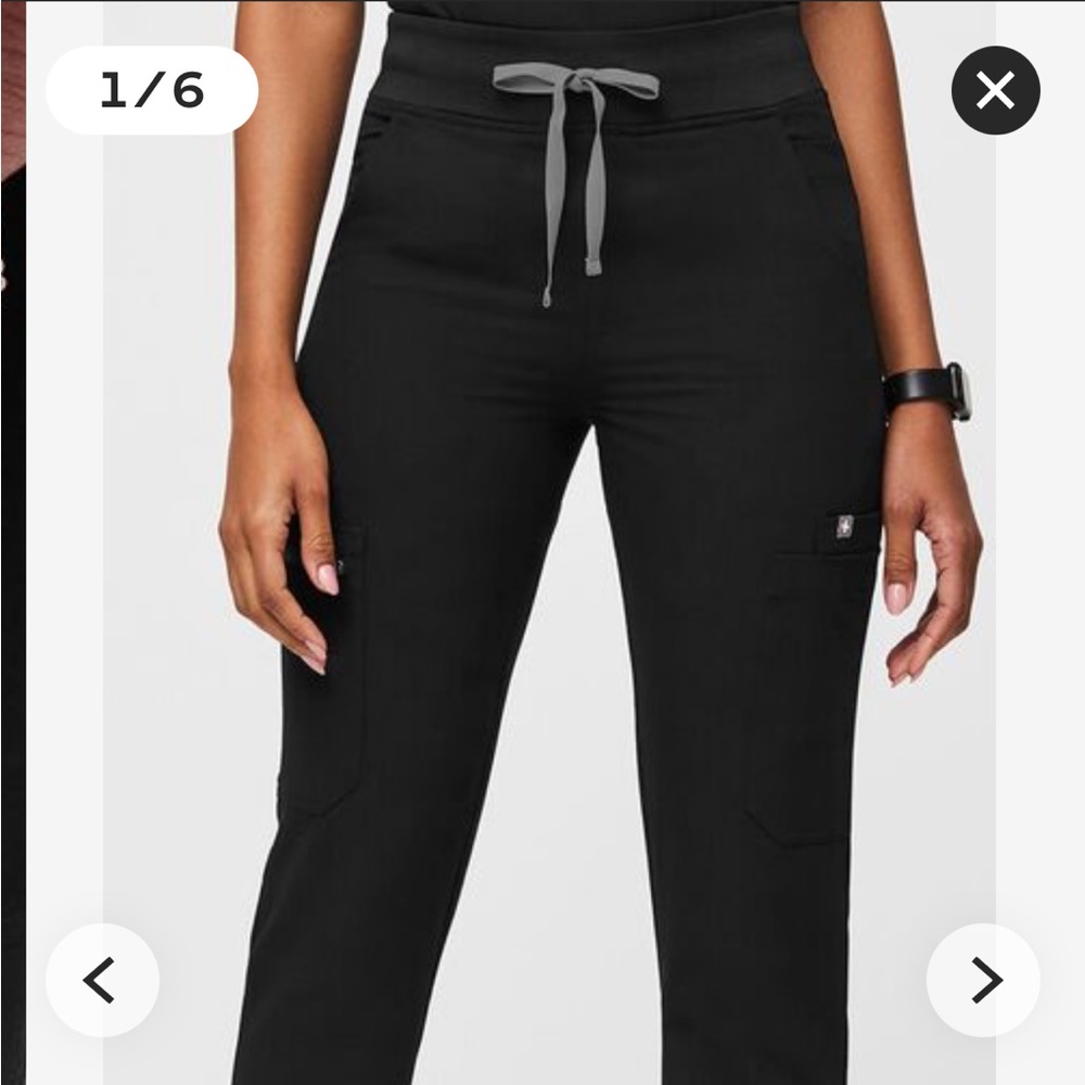 FIGS High waisted yola skinny scrub pant size small petite